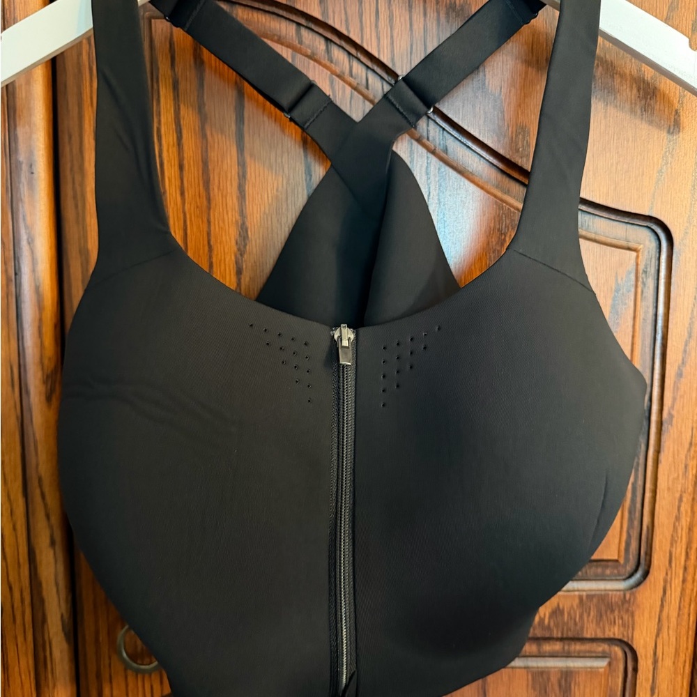 Black Women's Victoria Secret Zip Sports Bra